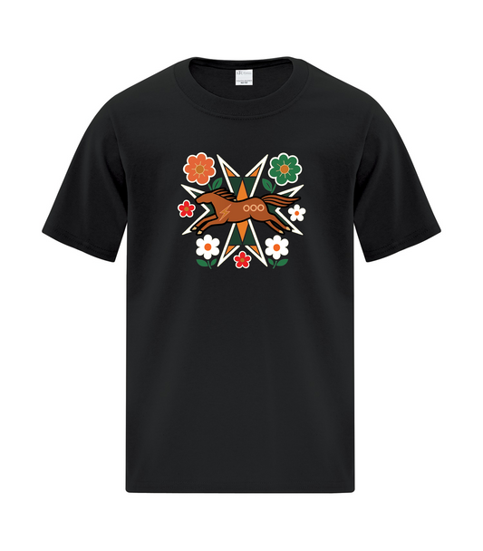 Horse Floral - Youth T-Shirt, ATC1000Y