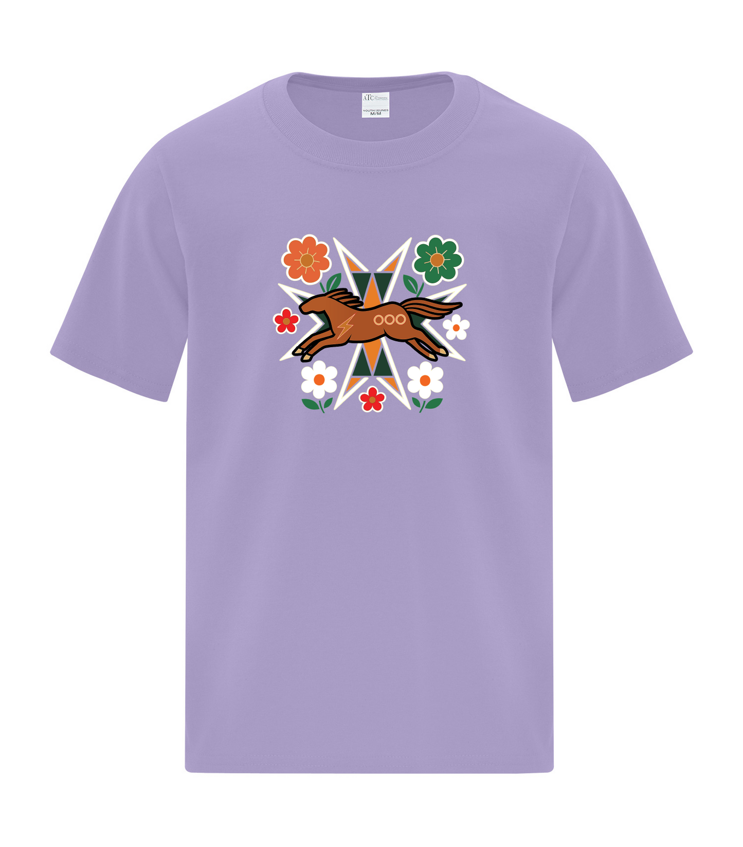 Horse Floral - Youth T-Shirt, ATC1000Y