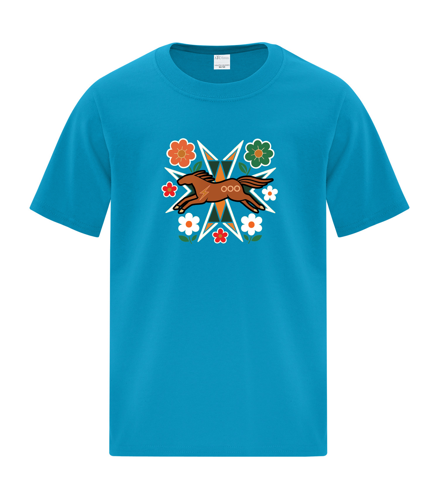 Horse Floral - Youth T-Shirt, ATC1000Y