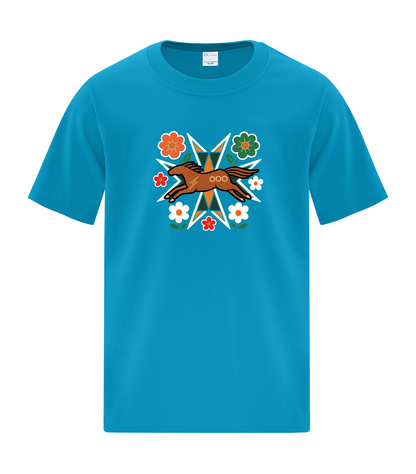 Horse Floral - Youth T-Shirt, ATC1000Y