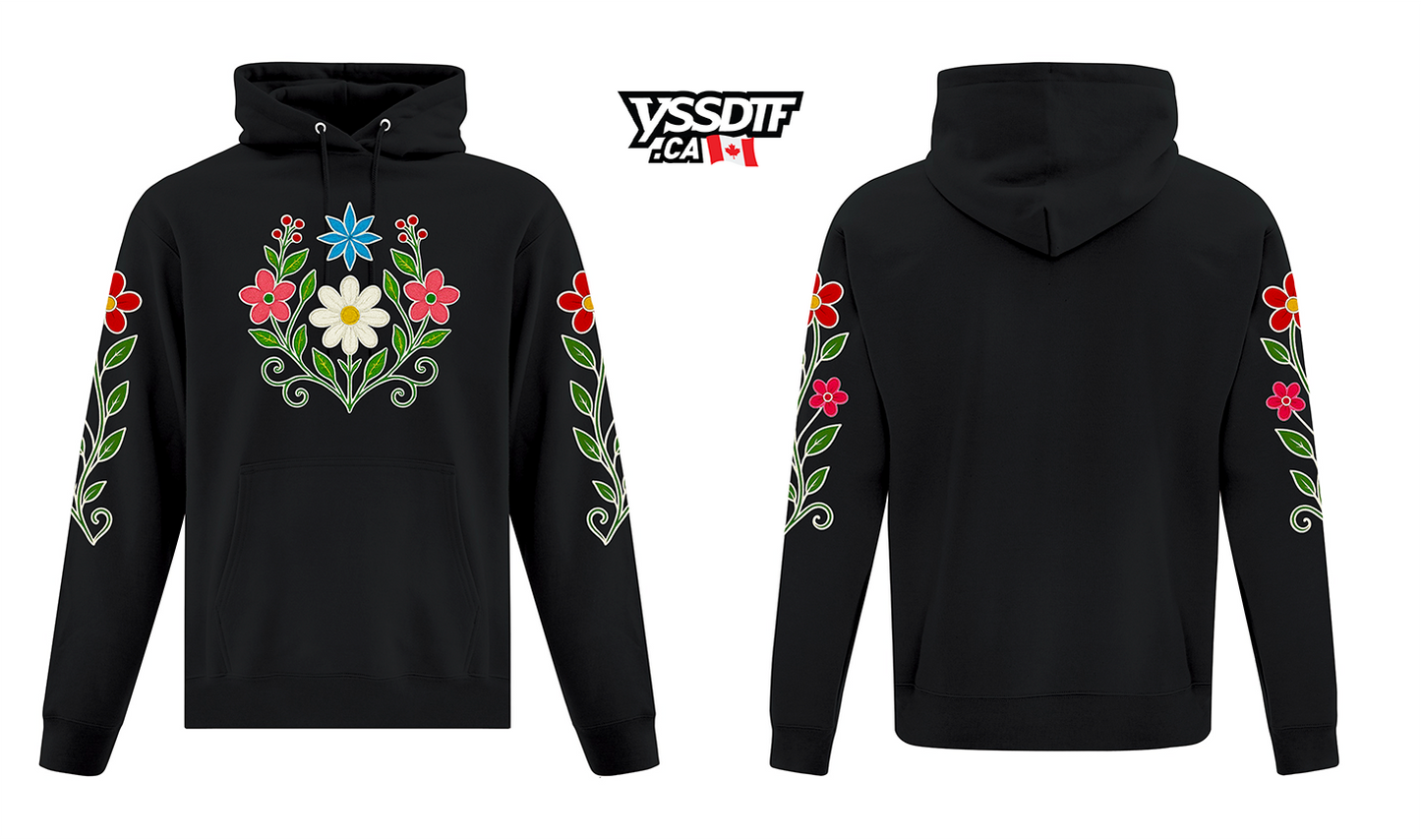 Star Floral - Adult Pullover Hoodie, ATCF2500