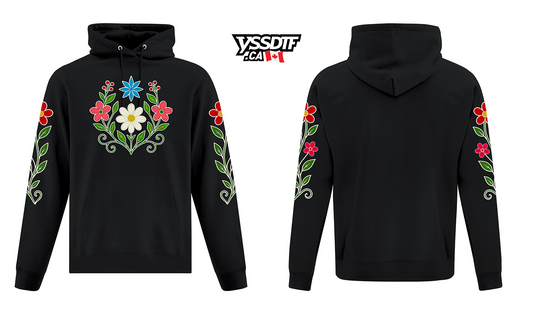 Star Floral - Adult Pullover Hoodie, ATCF2500